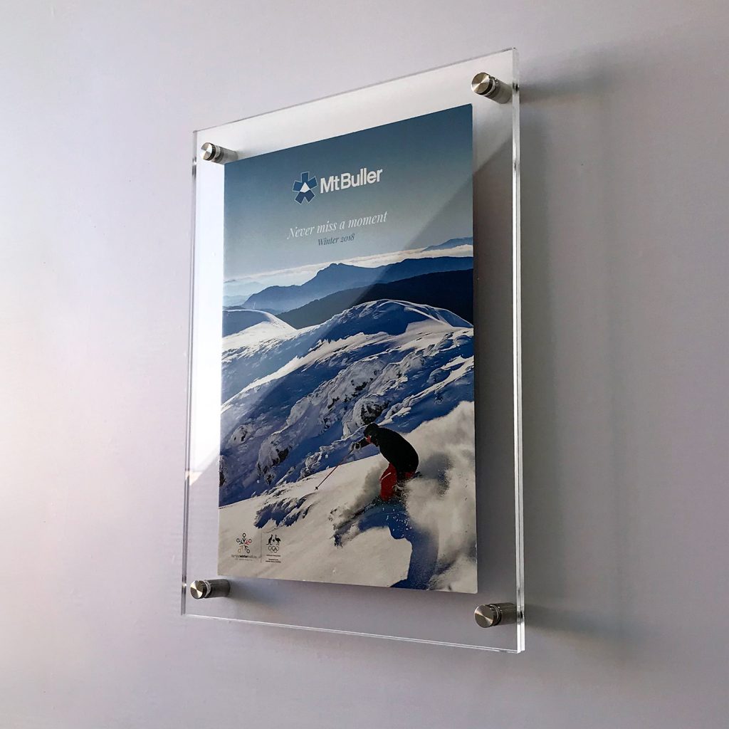 Wall Mounted Perspex Poster Holders / Acrylic Picture Frames JY Display And Signs Blog
