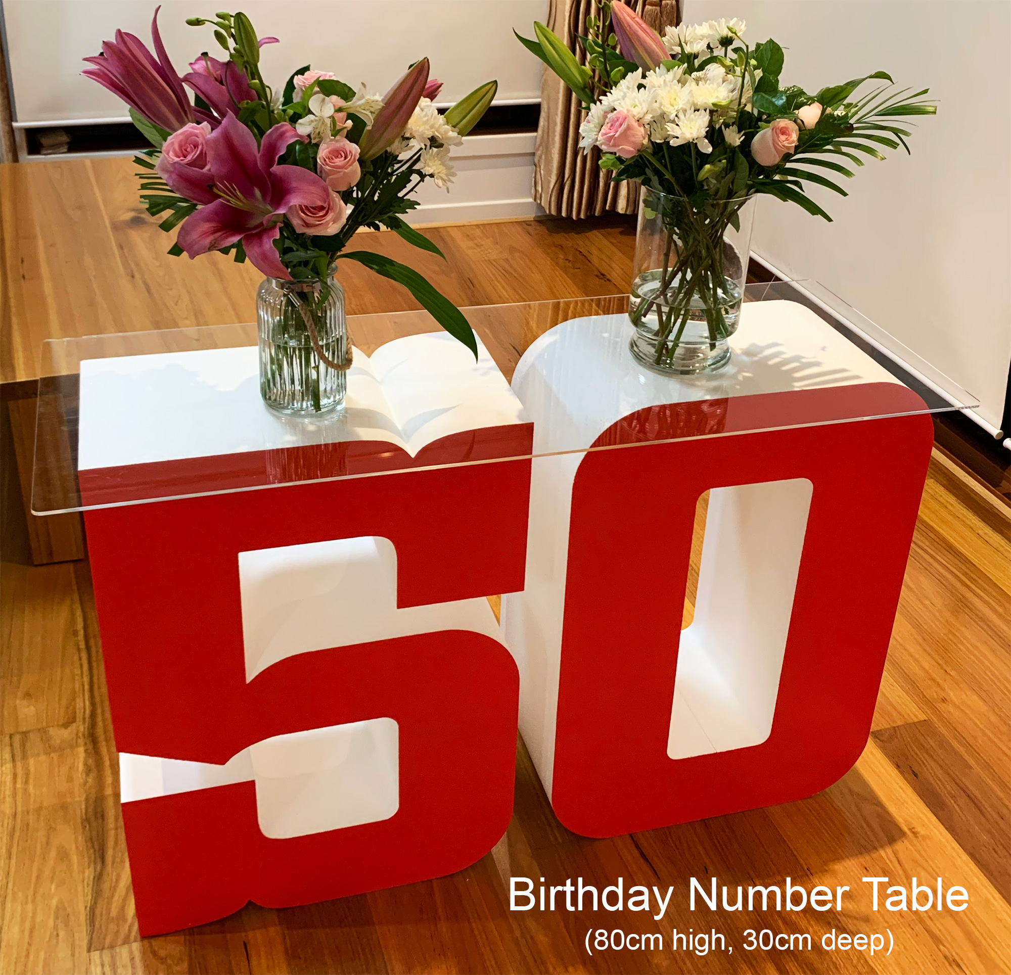 birthday number letter tables