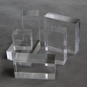 Solid acrylic block 