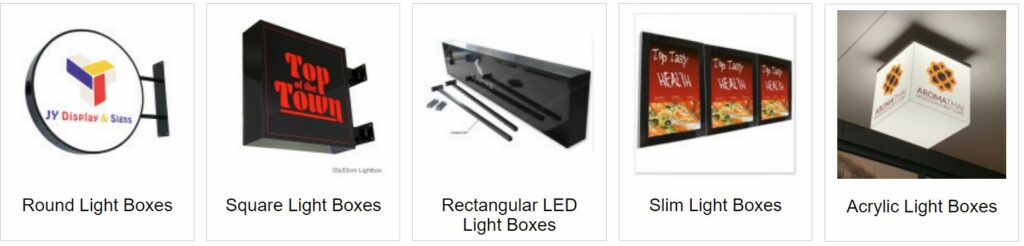 Illuminate Your Advertising with a Diverse Selection of LED Light Boxes