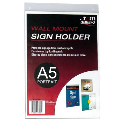 A5 Wall Mount Sign Holders