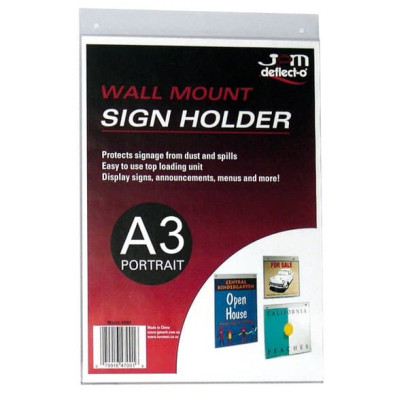 A3 Wall Mount Sign Holders