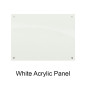 Black / White Acrylic Menu Board - A2 Size