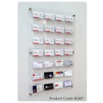 Wall Mount Business Card Holder Kit - 4X7