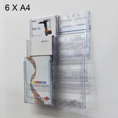 6XA4 Wall Brochure Display