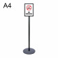 Stainless Steel Sign Stand A4