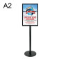 Stainless Steel Sign Stand -A2