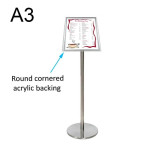 Deluxe Angled Sign Stand - A3 Portrait