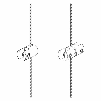 Edge Grip Cable Clamps for Cable Hanging System