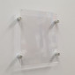 A4 Acrylic Sign Holder -  Top Load