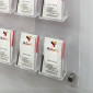 Wall Mount  Business Card Holder Unit - Combined