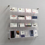 Wall Mount  Business Card Holder Unit - Combined