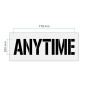 ANY TIME Stencil