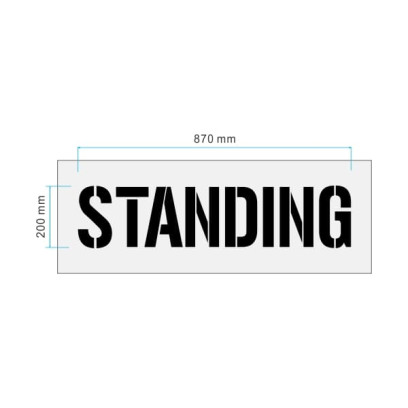STANDING Stencil