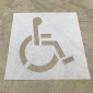 Disabled Parking Paint Stencil
