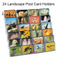 24 Landscape Postcard/Greeting Card Holder Kit