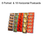 Postcard Holder Kit - 8 Portrait & 18 Landscape
