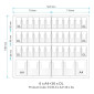 Brochure Display Unit Wall Mount - 6XA4 + 32X DL