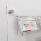 9 Pocket Outdoor Business Card Display Unit Wall Mounted