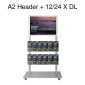 Mall Stand - A2 Header + 12xDL Brochure Holders