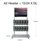 Mall Stand - A2 Header + 12xDL Brochure Holders