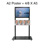 Mall Stand - A2 Header + 8 A5 Brochure Holders