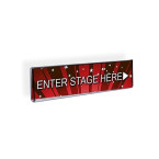 Nameplate / Acrylic Label Holder / Price Tag - 50x25mm (2x1 Inch)