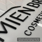 Acrylic Reception Panel Sign with 3D Lettering -1.2m Wide
