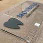 Acrylic Reception Panel Sign - 1200mm Wide