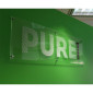 Acrylic Reception Panel Sign - 1200mm Wide