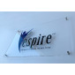 Acrylic Reception Panel Sign with 3D Lettering -1m Wide