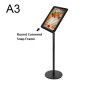 Stainless Steel Angled Sign Stand -A3