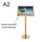Deluxe Angled Floor Menu Stand - A2 Landscape