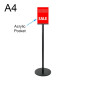 Vertical Euro Sign Stand - A4 Portrait