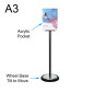 Vertical Euro Sign Stand - A3 Portrait
