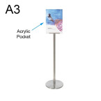 Vertical Euro Sign Stand - A3 Portrait