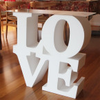 LOVE Table Letters -  Wedding Table 1m High