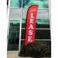For Lease Advertising Feather Flag