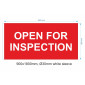 Open For Inspection Flag Banner / Real Estate Flag