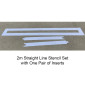Straight Line Stencil Set