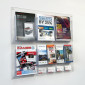Combined Brochure Holders with  Business Card Holders