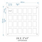 Group Photo Board / Staff Photo Board with 2x3 Pocket