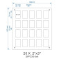 Group Photo Board / Staff Photo Board with 2x3 Pocket