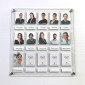 Photo Display Board with Name Pocket - 2x3 Inch Pocket