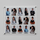 Staff Photo Board / Group Photo Board - 4"x6" Pocket