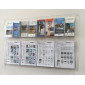 Wall Mounted Brochure Holder Unit / Brochure Display Unit - 6XA4 + 4XA5