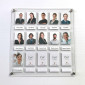 Photo Display Board with Name Pocket - 3x4 Inch Photo Pocket