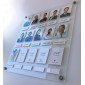 Photo Display Board with Name Pocket - 3x4 Inch Photo Pocket