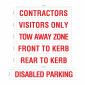 Kerb Signs for Your Parking Area