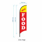 Hot Food Flags  - Advertising Flags / Feather Flag - Pre-made Flags